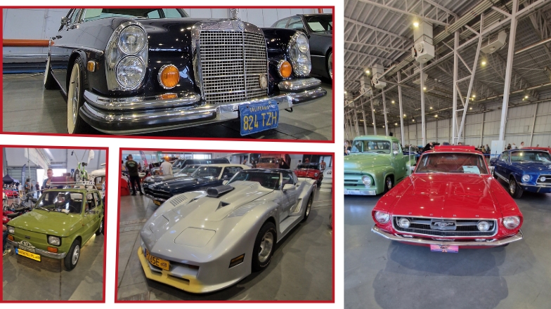 Eksponaty retro motor show 